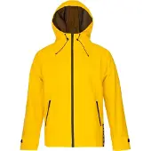 PAIKKA Regenmantel für Zweibeiner reflektierend Uni "Human Visibility Raincoat" gelb
