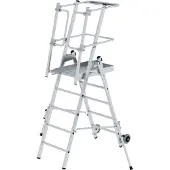 MUNK Günzburger Steigtechnik Plattformleiter FlexxStep 5 Sprossen - 052525