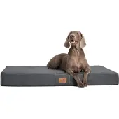 Tierlando Hundematratze HUGO BASIC M L XL XXL 80 bis 150 cm - Größe: 80x60cm | Farbe: 02 Graphit