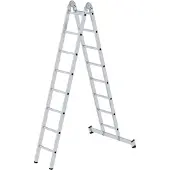 MUNK Günzburger Steigtechnik MUNK Gelenk-Klappleiter mit Nivello Traverse 2x8 Sprossen