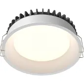 Maytoni Einbaustrahler Okno LED incl. Weiß aus Aluminum und Kunststoff 18W für Küche, Schlafzimmer, Wohnzimmer, Esszimmer, Lobby