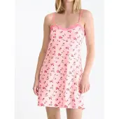 Lisca Slipdress Bloomy | Grösse: S | Farbe: Pink