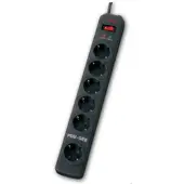 AEG - 6-fach Übersp.-schutzsteckdosenleiste mit E/A-Schalter