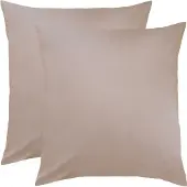 Bettwaren-Shop Single Jersey Kissenbezug Ulm 2er Pack 80x80 cm basalt