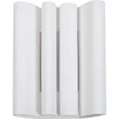 LINDBY Wandleuchte Novali, weiß, Gips, up/down, 26 cm, G9