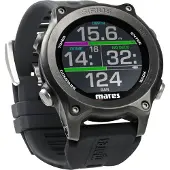 Mares Sirius Tauchcomputer im Armbanduhr-Format, Farbe:schwarz/schwarz