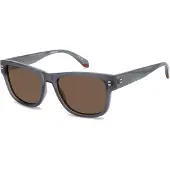 Polaroid PLD 6252/S/X Blue grey 55/18/145 Herren Sonnenbrillen