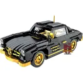 Mould King 10005 - Schwarzer Oldtimer mit Goldverzierungen 300SL () Klemmbausteine
