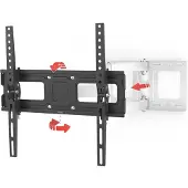Hama TV-Wandhalterung FULLMOTION, 400x400, 165 cm (65), Schwarz/Weiß
