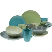 Creatable , 19951, Nature Collection Bunt, Kombiservice 16-tlg, Steinzeug
