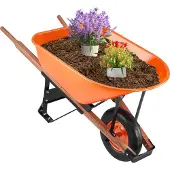 Zerbaco Schubkarre Transportkarre Bauschubkarre Schiebkarre 150kg 139x65x70cm