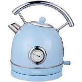 Moa Retro Wasserkocher - Pastellblau - Elektrisch - Edelstahl - EK4TBL