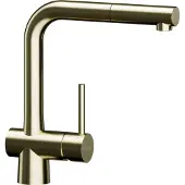 Schock Armatur LAIOS in WHITE GOLD mit schwenkbarem Zugauslauf