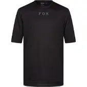 FOX Racing Kurzarm Fahrradtrikot - RANGER WORDMARK - Schwarz M