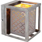 Globo Lighting Wandleuchte Metall silberfarben, 1x E27