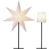 Star Trading Weihnachtsstern Frozen schwarz-weiß