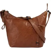 Spikes & Sparrow Umhängetasche Crossover Damen cognac