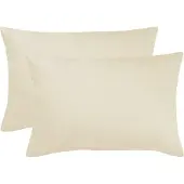 Bettwaren-Shop Single Jersey Kissenbezug Ulm 2er Pack 40x60 cm vanille