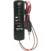 YATO YT-83101, 12 V-Autobatterie, Plombierte Bleisäure (VRLA), Schwarz