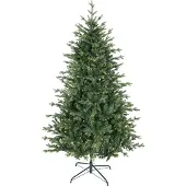 HOMCOM Weihnachtsbaum künstlich 180 cm Christbaum mit dichten Zweigen Grün