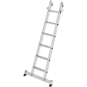 Proregal Stufen-Glasreinigerleiter Unterteil mit nivello-Traverse 6 Stufen