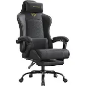 Songmics Gaming-Stuhl, Bürostuhl, Schreibtischstuhl, ergonomischer Gaming-Sessel
