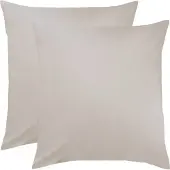 Bettwaren-Shop Single Jersey Kissenbezug Ulm 2er Pack 80x80 cm platin