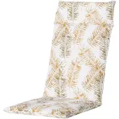 Madison Tuinstoelkussen hohe Rückenlehne 50x120 cm Universal Flora Gelb für den Außenbereich