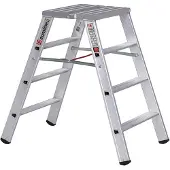 Euroline Premium 30581 Stufenstehleiter breit 2x4 Stufen