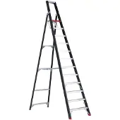 Altrex Stufenstehleiter Professional Topline, einseitig, Aluminium, 12 Stufen, schwarz