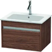 Duravit Waschtischunterschrank Ketho 60x47,5cm, Nussb dkl., 1 Ausz., wandhängend