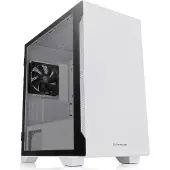 Thermaltake S100 Tempered Glass Snow Edition Micro Tower Weiß