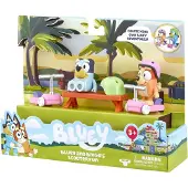 Sonstige Verlage BLUEY Bluey & Bingo Scooter Fun, Spaß auf einem Roller – Set aus Figuren und Zubehör