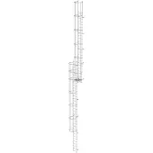 MUNK Günzburger Steigtechnik MUNK ortsfeste Steigleitern Aluminium, 15,12m SH
