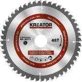 Kreator Kreissägeblatt 185 x 30 x 2,2 mm für Metall Holz PVC inkl. Reduzierringe