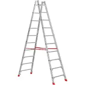Euroline Premium 305 Sprossenstehleiter 2x10 Sprossen