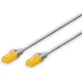 ASSMANN Electronic CAT 6A U/UTP Patchkabel, 10 m, Cat6a, U/UTP (UTP), RJ-45, RJ-45, Grau