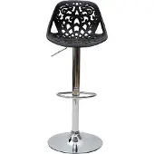 Miliboo - Design-Barhocker Barock Schwarz 2er Set BAROCCA.