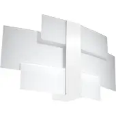 Sollux Wandleuchte CELIA weiß 2xG9 8W Stahl/Glas 23x7x42cm