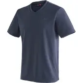 Maier Sports T-Shirt "Wali" Herren Kurzarmshirt, leichtes Sommer Funktionsshirt, V-Ausschnitt