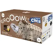 Clics Toys Nano Clics Zum Bauen von Wildtieren 250 Teile, Clicformers