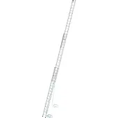 Proregal Sprossen-Seilzugleiter 3-teilig ohne Traverse 3x18 Sprossen