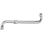Cornat Rohrauslauf S-Form 27 - 44 cm verchromt