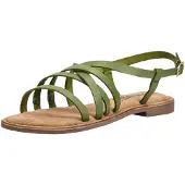 Lazamani Sandalen Sandalen Leder/Textil