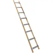 Euroline Holz/Alu Dachdeckerleiter 8 Sprossen