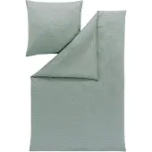 Estella Atelier Mako-Interlock-Jersey TAKOMA Bettwäsche-Garnitur Farbe mint Größe 155x220 + 80x80 cm