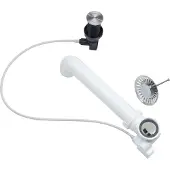 Reginox R37874 Druckknopfexzenter Comfort gebürstet für Spülen mit Integralablauf / M1784