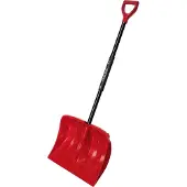 Freund Victoria Kunststoff-Schneeschieber, 490 mm breit, mit Metallstiel klappbar