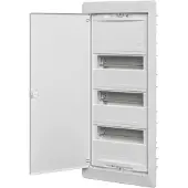 Schneider Electric ABN Kleinverteiler Amigo A 36UP Unterputz 3-reihig 12 TE IP30 weiß mit Tür BxHxT 305/330x515/585x99/90 mm