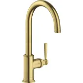 Hansgrohe Einhebel-Spültischmischer AXOR MONTREUX DN 15 brushed brass brushed brass